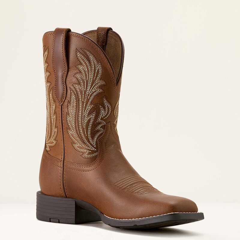 Ariat® Round Up Filly Wide Square Toe Western Boot 10064074