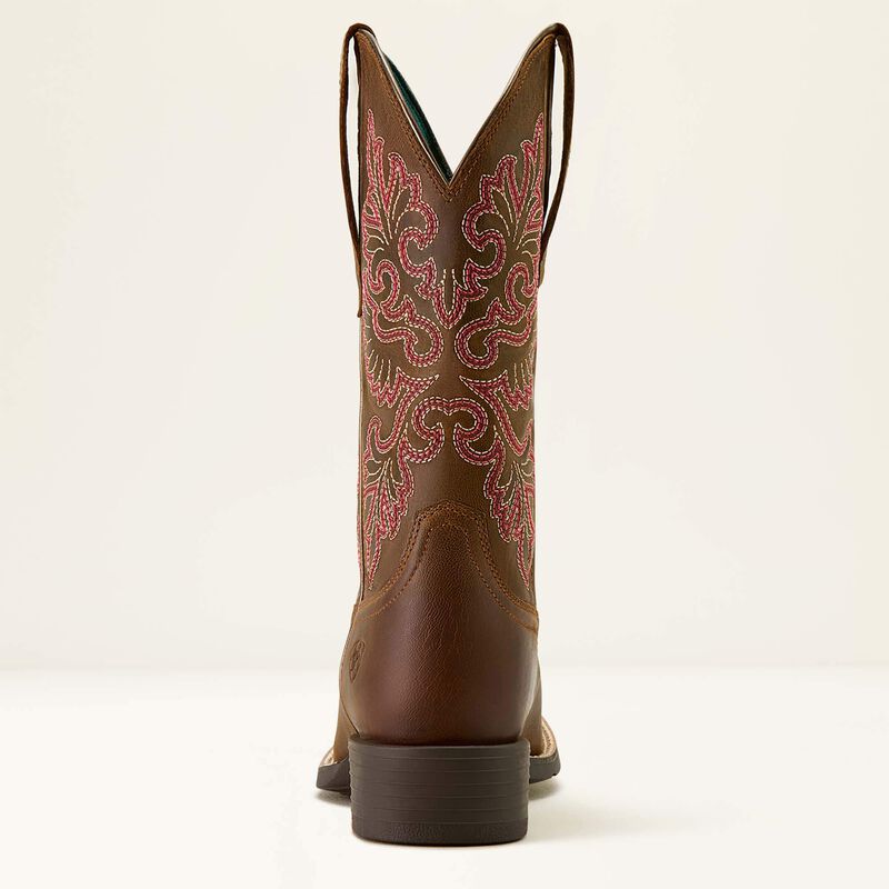 Ariat® Women's Round Up StretchFit Wide Square Toe Western Boot 10064078