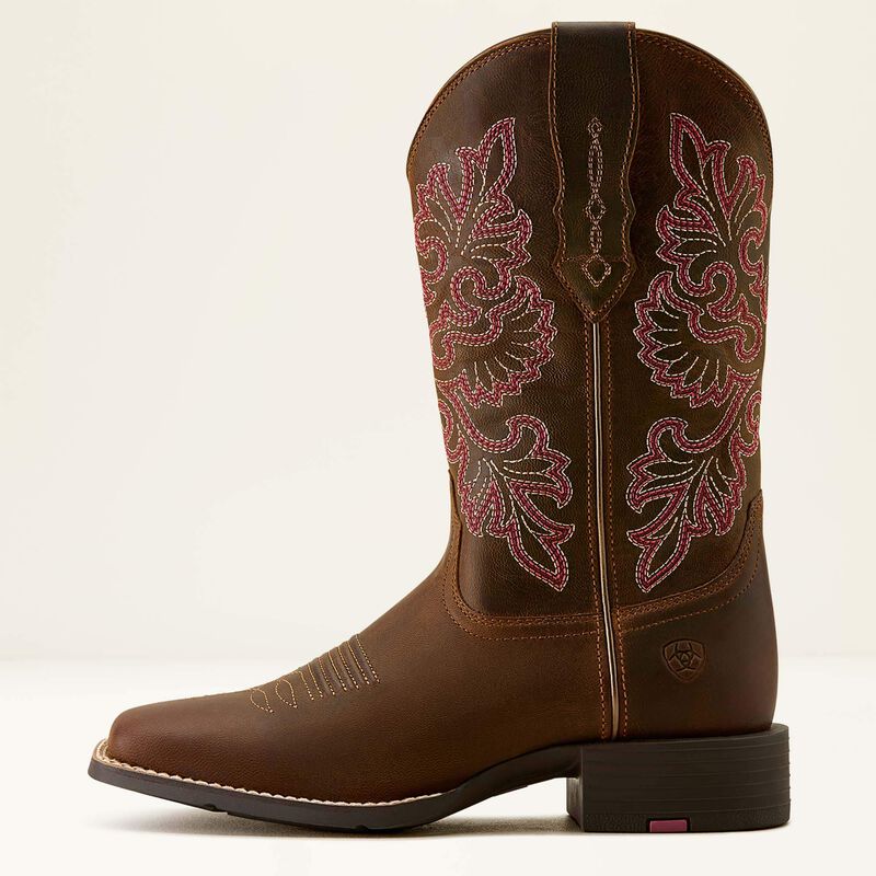 Ariat® Women's Round Up StretchFit Wide Square Toe Western Boot 10064078