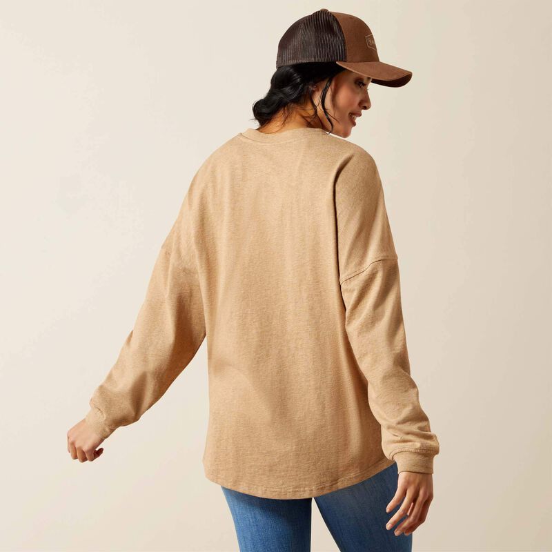 Ariat® Women's Canvas Oversized T-Shirt 10065866