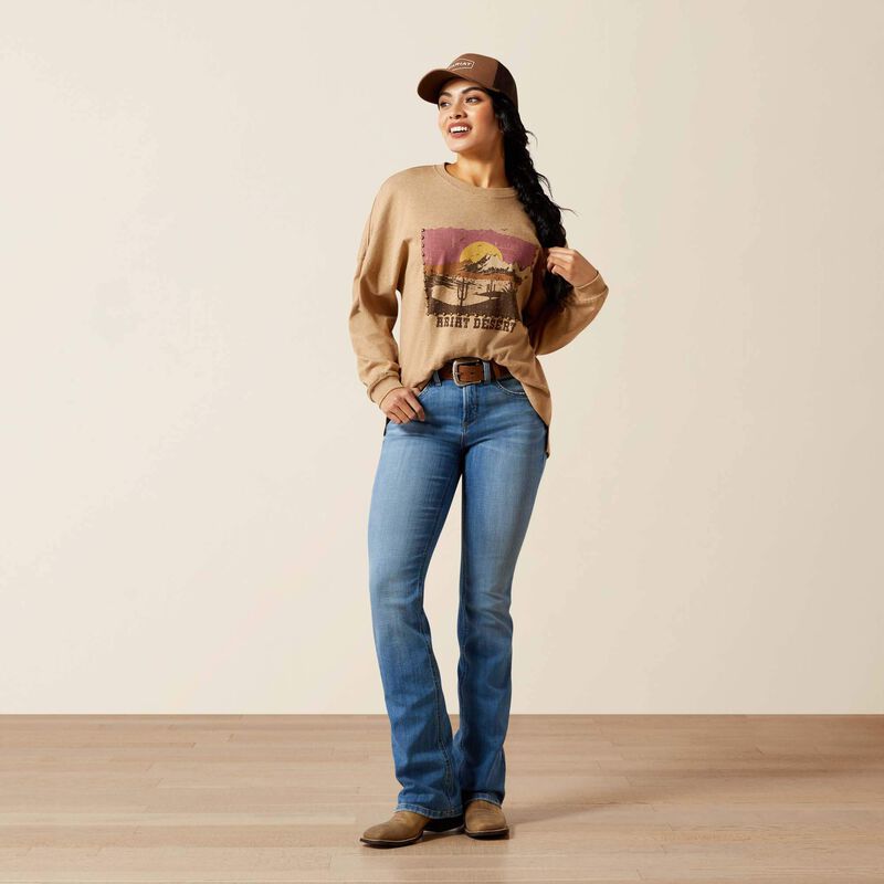 Ariat® Women's Canvas Oversized T-Shirt 10065866