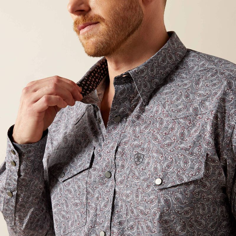 Ariat® Men's Wrinkle Free Josiah Fitted Shirt 10065969