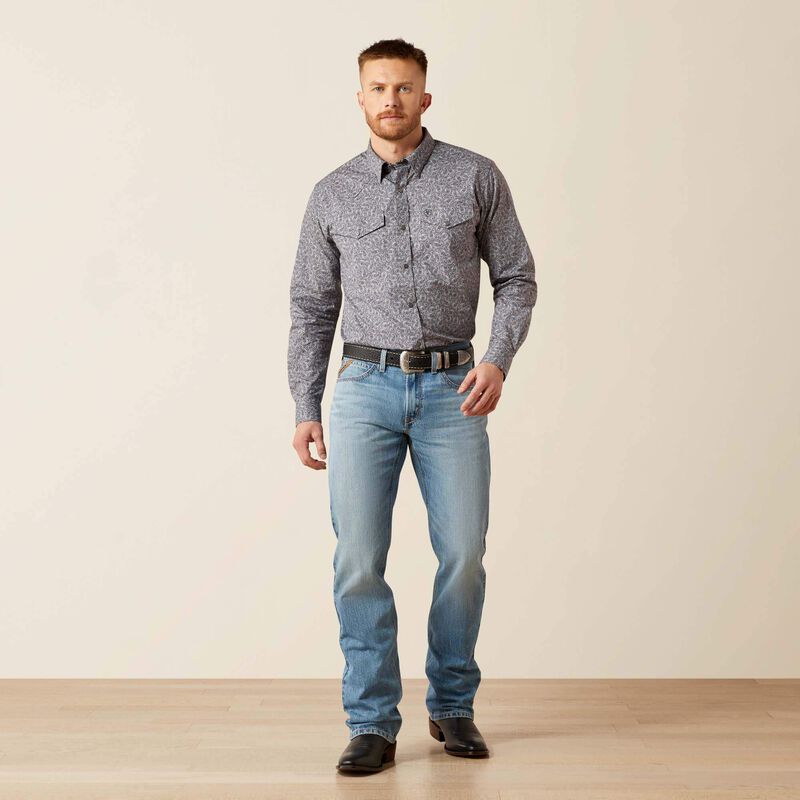 Ariat® Men's Wrinkle Free Josiah Fitted Shirt 10065969