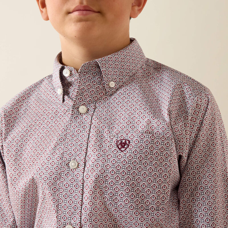Ariat® Boy's Long Sleeve Philly Shirt 10071679