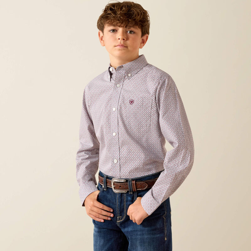 Ariat® Boy's Long Sleeve Philly Shirt 10071679