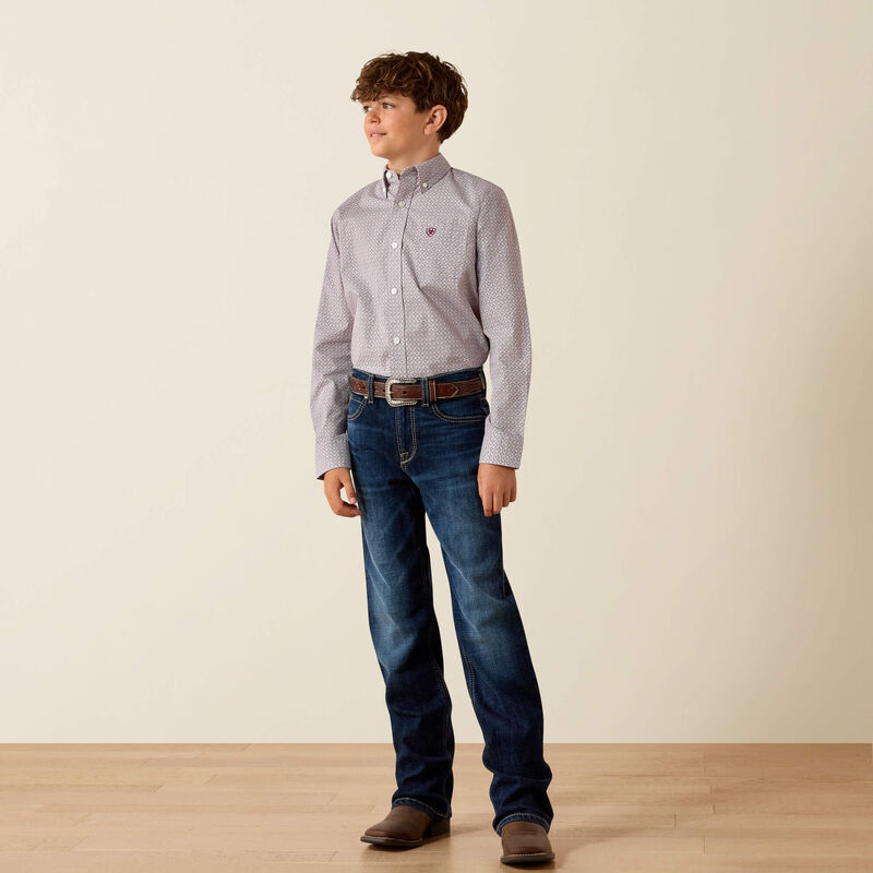 Ariat® Boy's Long Sleeve Philly Shirt 10071679