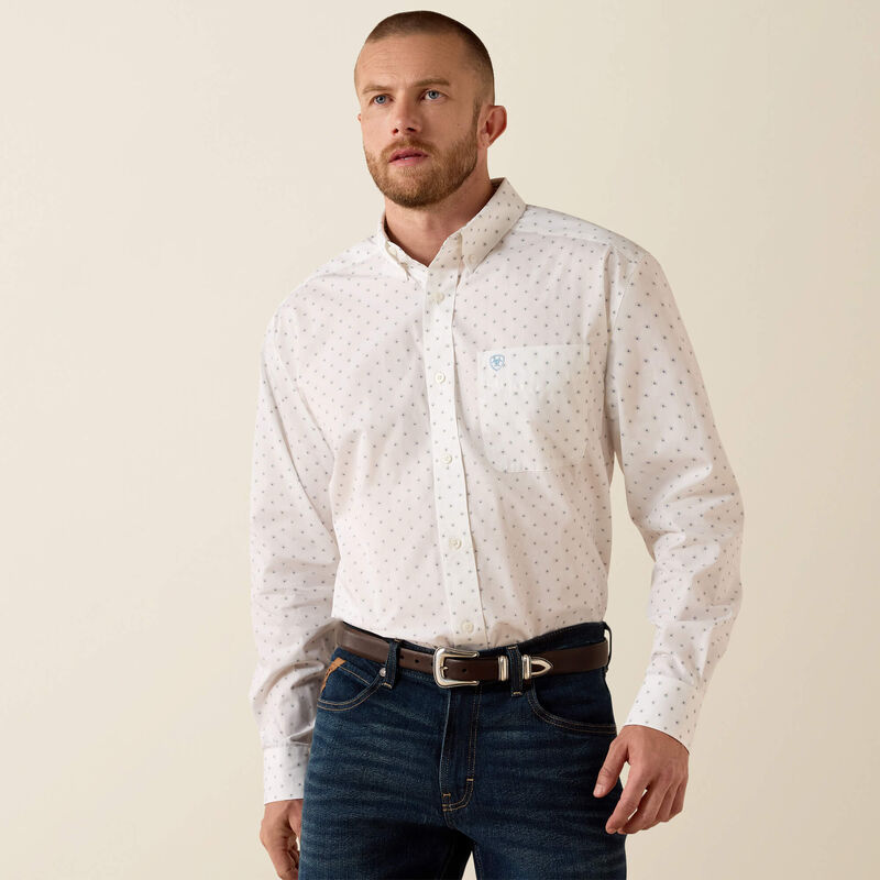 Ariat® Men's Wrinkle Free Cal Classic Fit Shirt 10071752