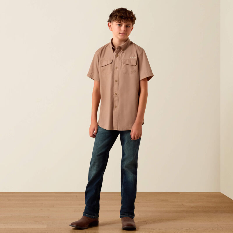Ariat® Boy's Printed VentTEK Outbound Classic Fit Shirt 10073420