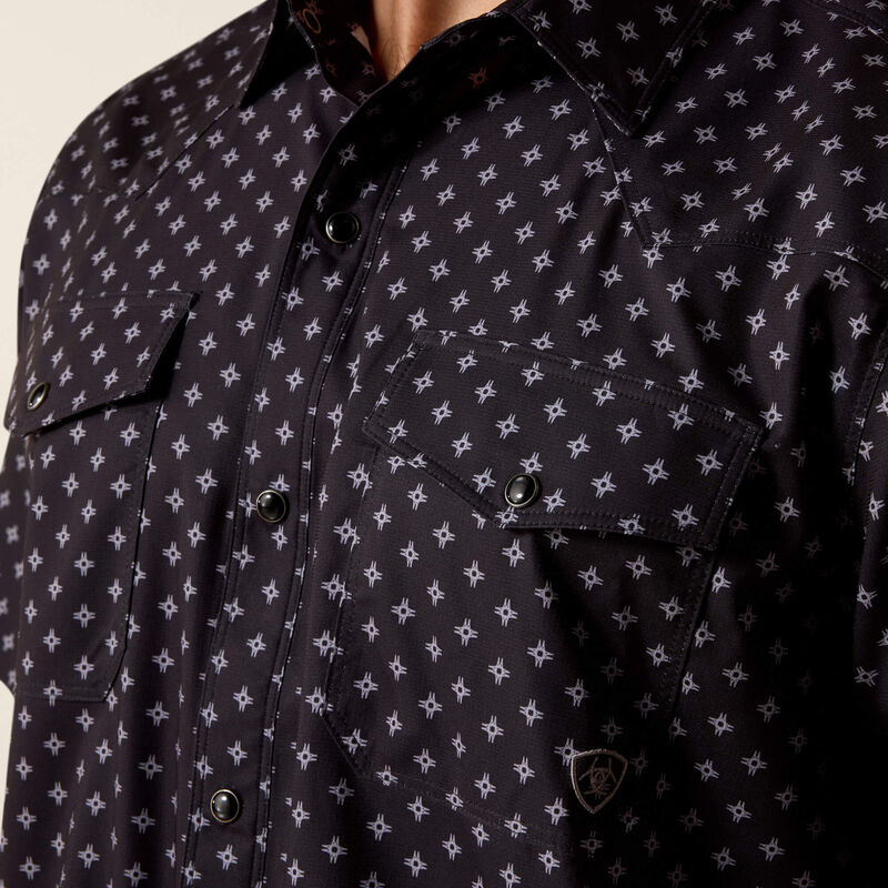 Ariat® Men's Printed VentTEK Western Fitted Snap Shirt 10073422
