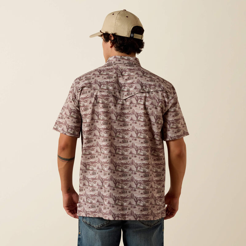 Ariat® Men's Printed VentTEK Western Yoke Classic Fit Snap Shirt 10073426