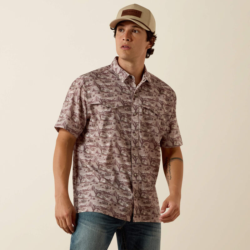 Ariat® Men's Printed VentTEK Western Yoke Classic Fit Snap Shirt 10073426