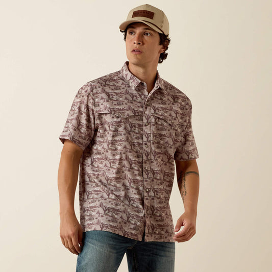 Ariat® Men's Printed VentTEK Western Yoke Classic Fit Snap Shirt 10073426