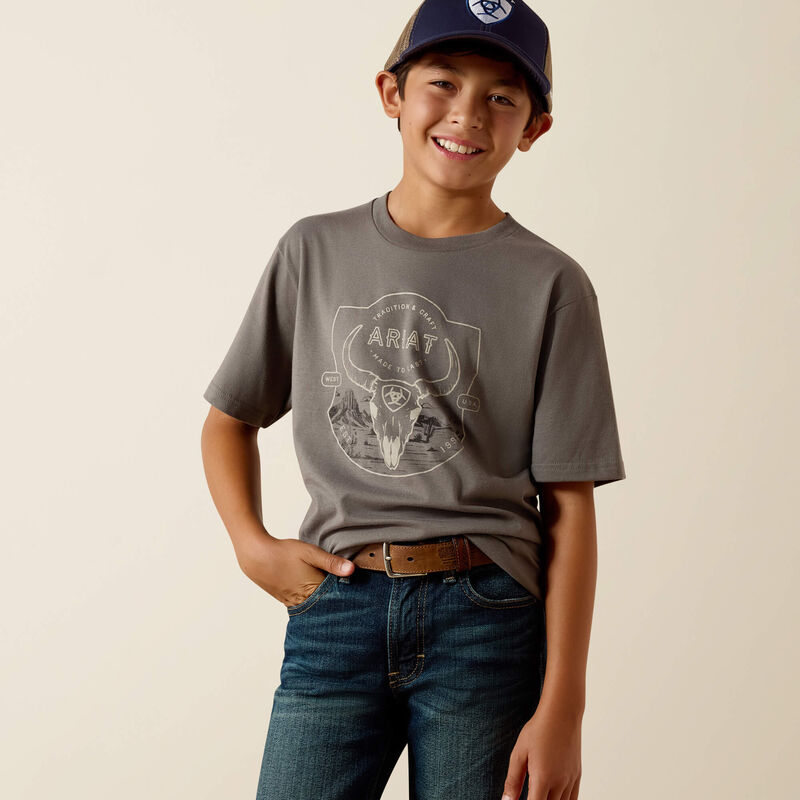 Ariat® Boy's Desert Badge Tradition Classic Fit T-Shirt 10073455