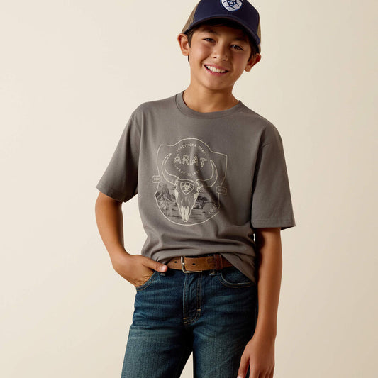 Ariat® Boy's Desert Badge Tradition Classic Fit T-Shirt 10073455
