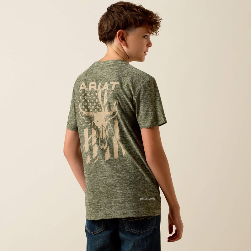 Ariat® Boy's Longskull Freedom T-Shirt 10073540