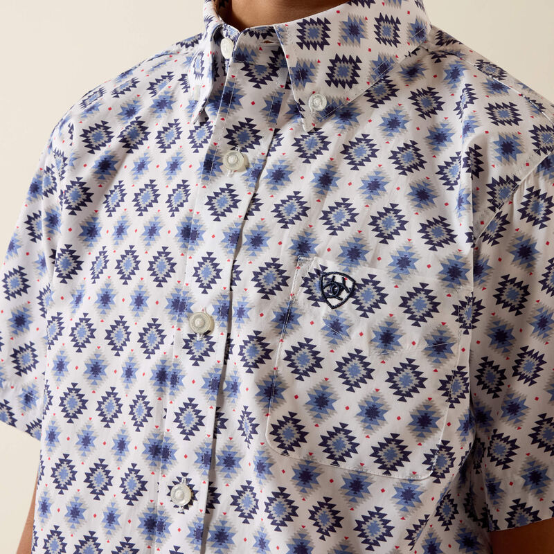 Ariat® Boy's Baxter Short Sleeve Shirt 10073675