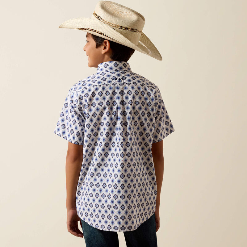 Ariat® Boy's Baxter Short Sleeve Shirt 10073675