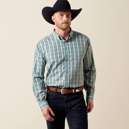 Ariat® Men's Wrinkle Free Wolfe Classic Fit Shirt 10073686