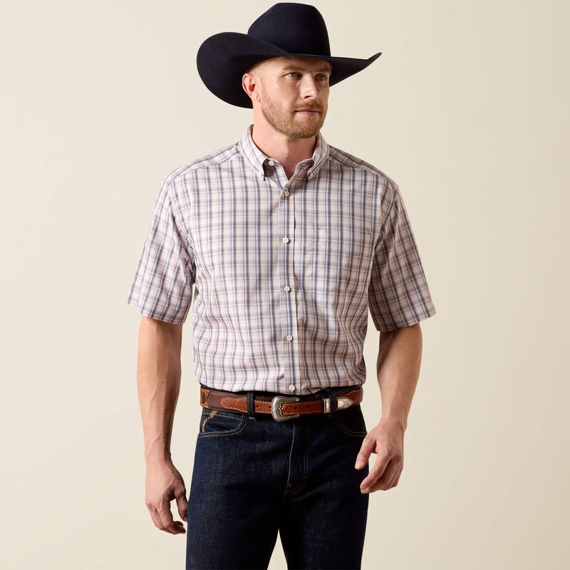Ariat® Men's Wrinkle Free Wolcott Classic Fit Shirt 10073696
