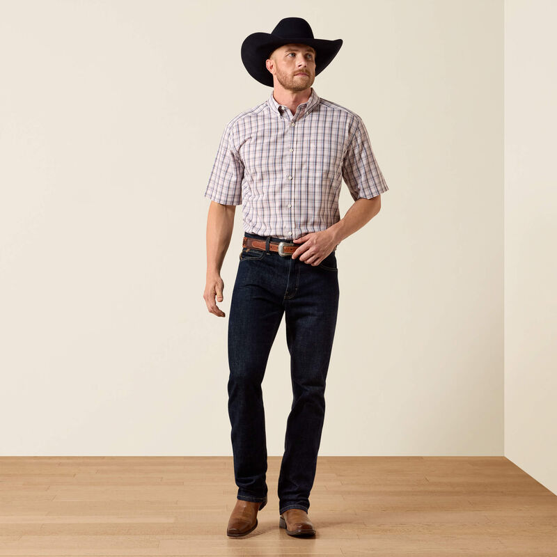 Ariat® Men's Wrinkle Free Wolcott Classic Fit Shirt 10073696
