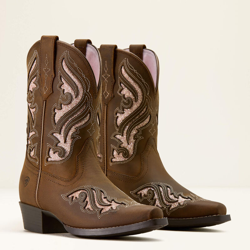 Ariat® Kid's Fashion Bliss D Toe Western Boot 10074204