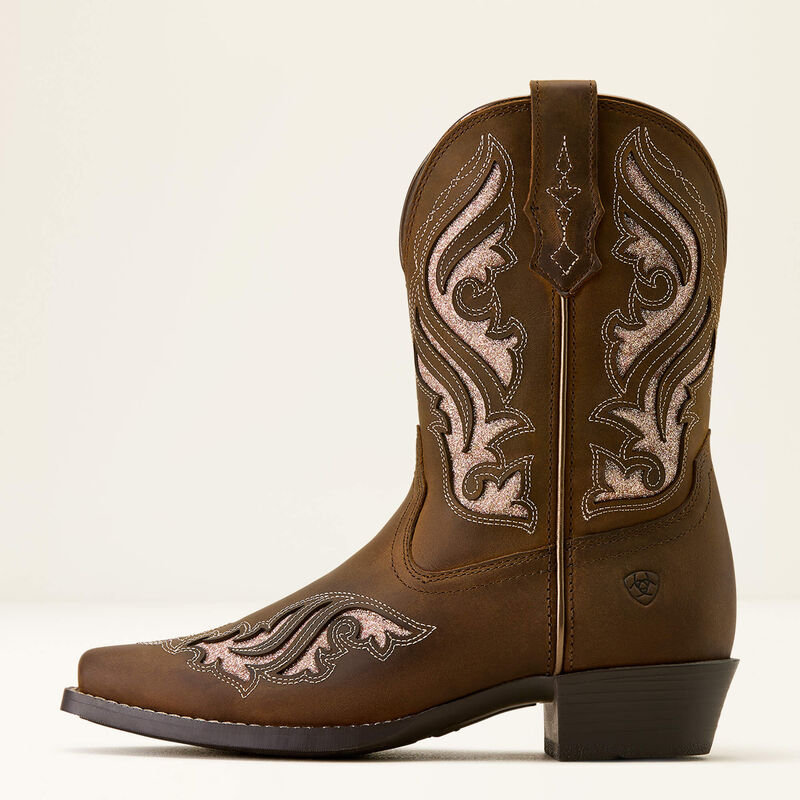 Ariat® Kid's Fashion Bliss D Toe Western Boot 10074204