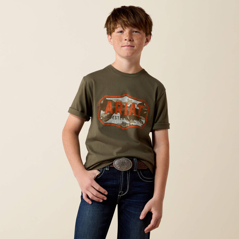 Ariat® Kid's Wild Creek Camo T-Shirt 10079540