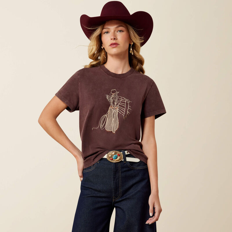 Ariat® Women's Rebel With A Cause T-Shirt 10079672