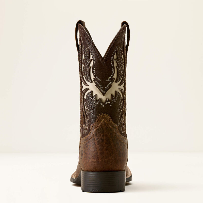 Ariat® Kid's Driftwood Wide Square Toe Western Boot 10080273