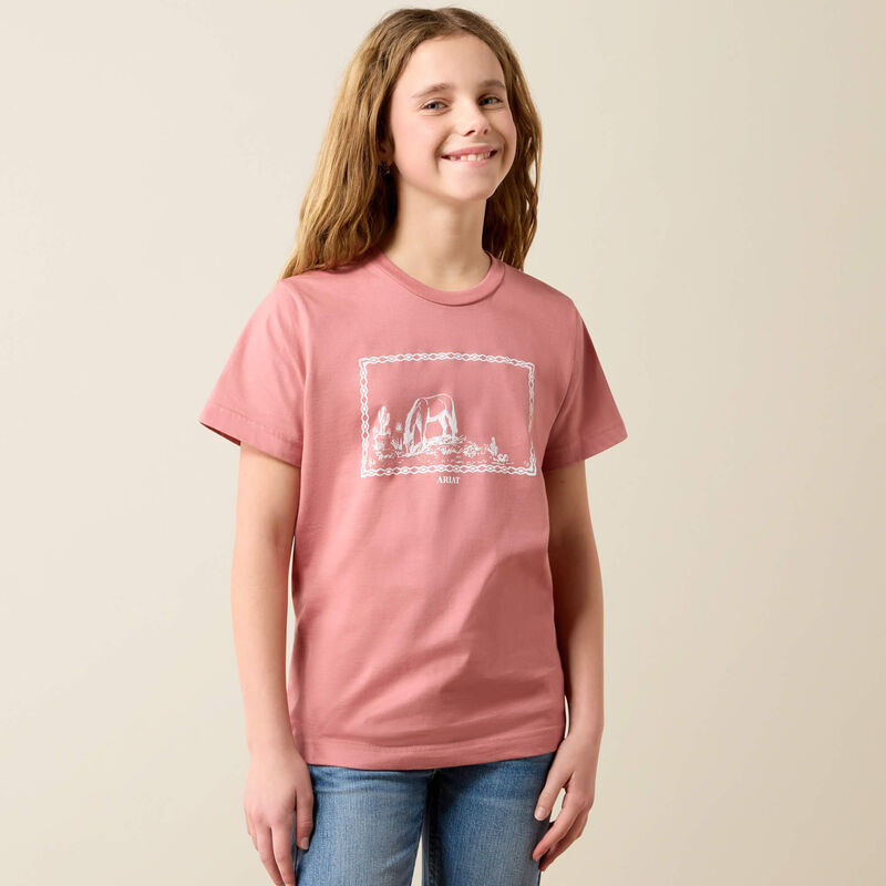 Ariat® Kid's Horse Frame T-Shirt 10082176