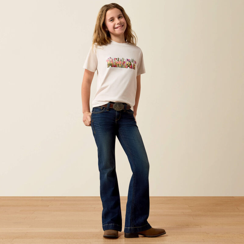 Ariat® Kid's Floral Fill T-Shirt 10082177