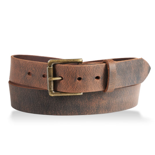 Gingerich Leather® Men's Belt Distressed Brown 1023-45