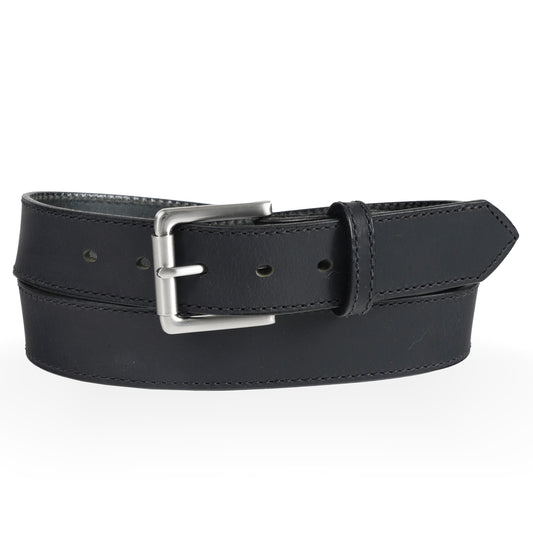 Gingerich Leather® Men's Belt Distressed Black 1024-18
