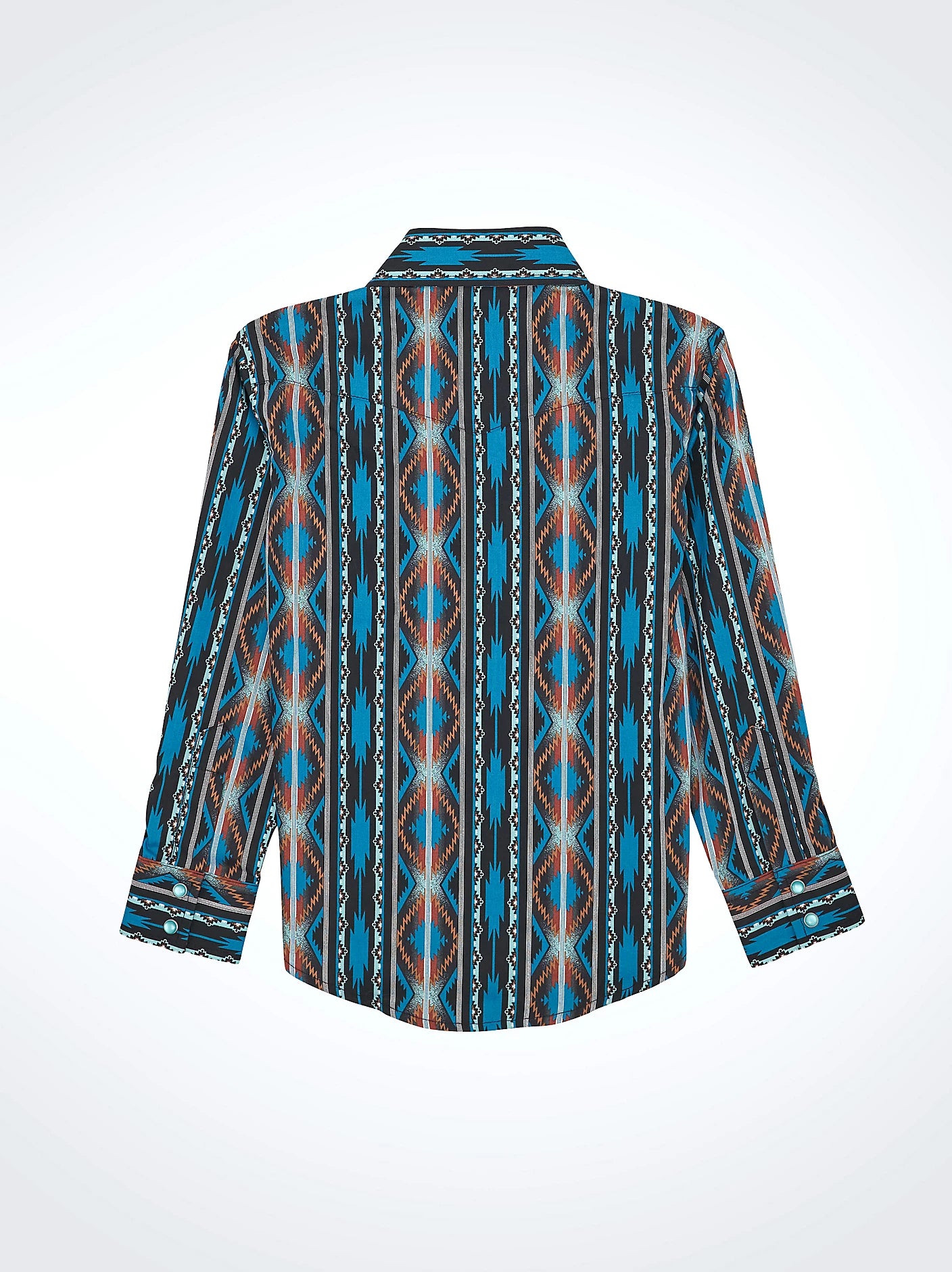 Wranglert® Boy's Checotah Long Sleeve Western Snap Shirt 112367720