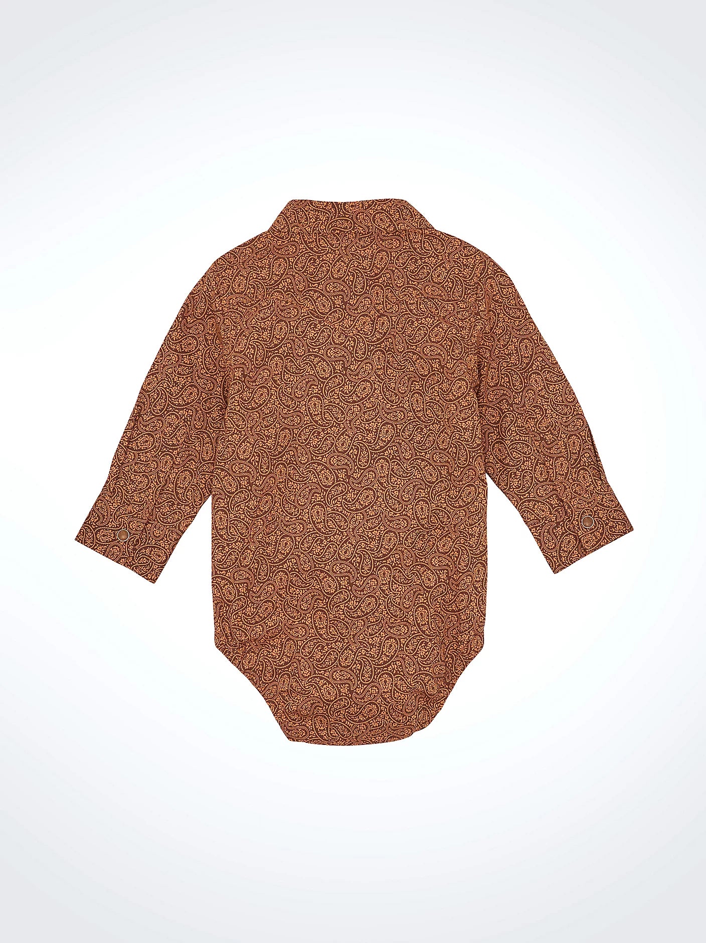 Wrangler® Baby Boy's Long Sleeve Western Snap Onsie 112367741