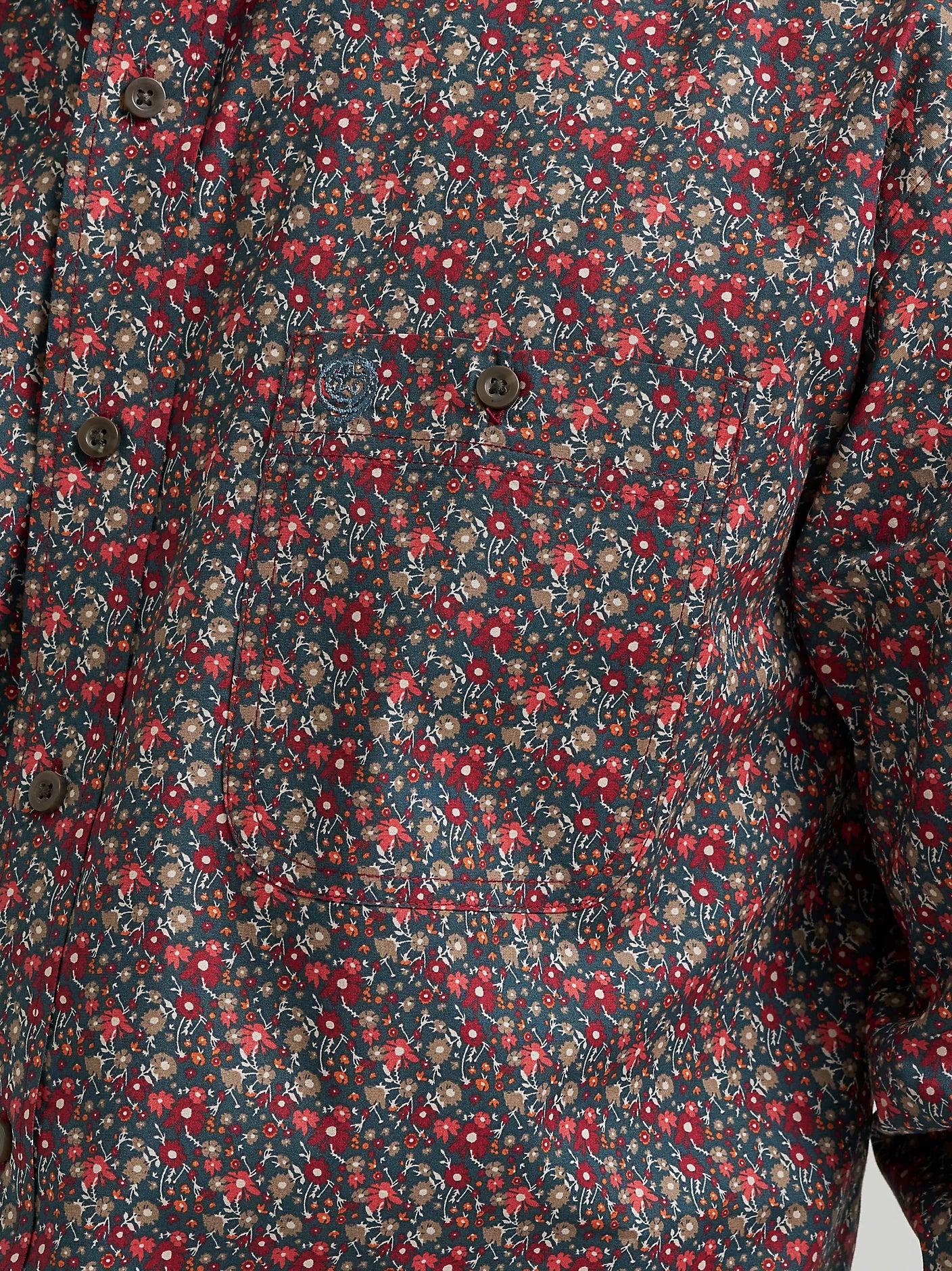 Wrangler® George Strait™ Men's Long Sleeve Button Down One Pocket Shirt 112368235