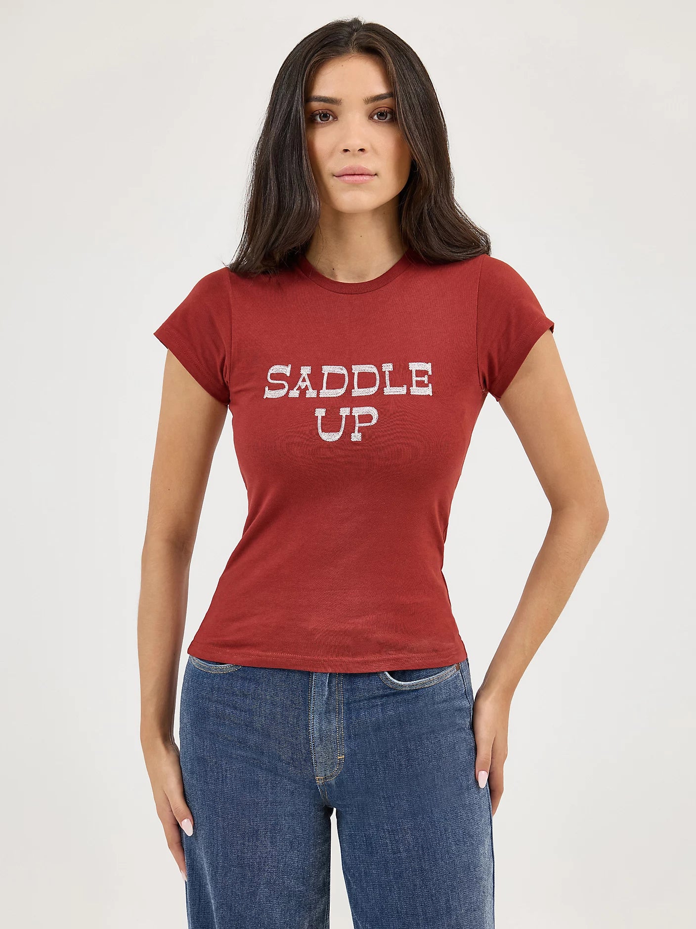 Wrangler® Women's Graphic Shrunken Tee 112368895