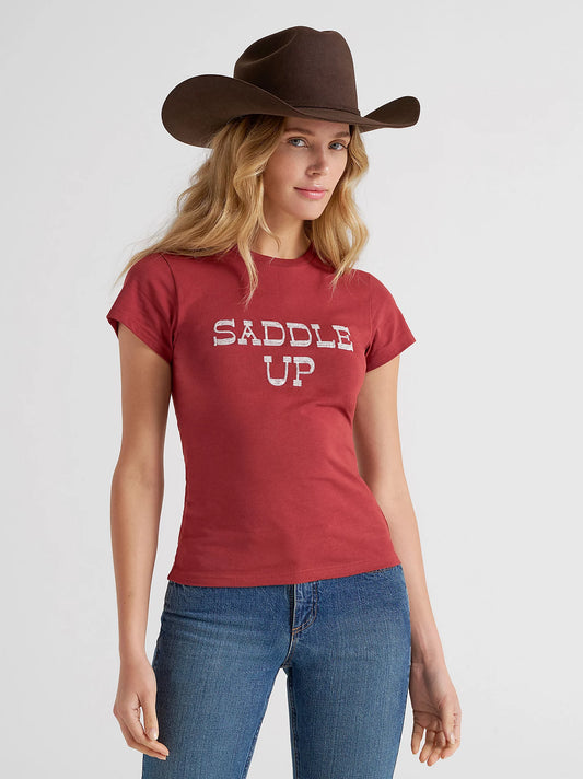 Wrangler® Women's Graphic Shrunken Tee 112368895