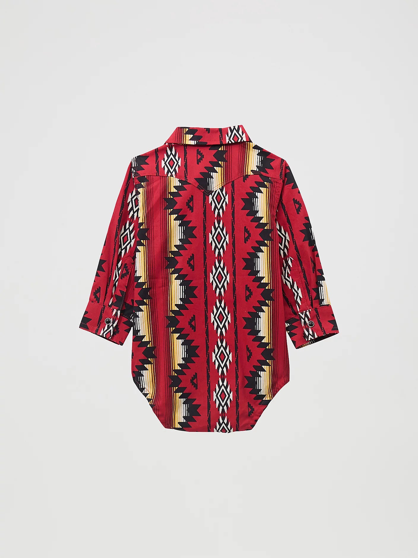 Wrangler® Baby Boy's Long Sleeve Checotah Western Snap Onsie 112369546