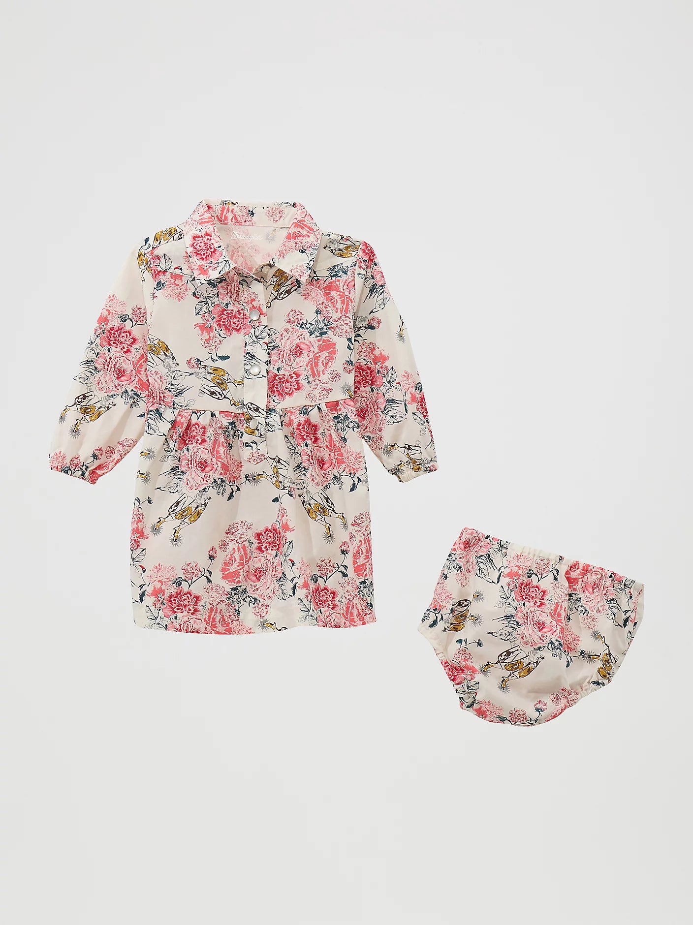 Wrangler® Little Girl's Printed Western Snap Dress 112371853