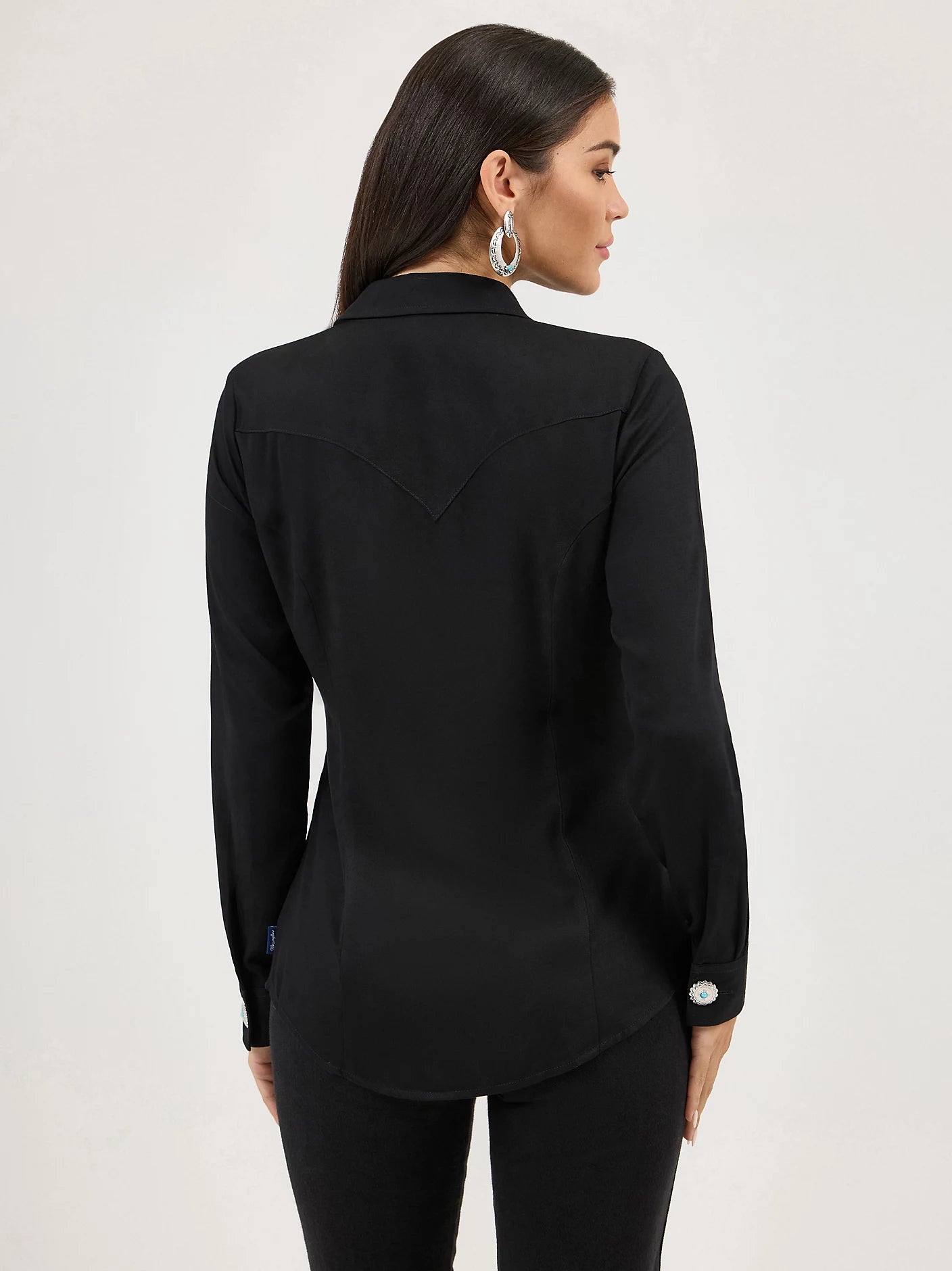 Wrangler® Women's Slim Concho Button Shirt 112371916