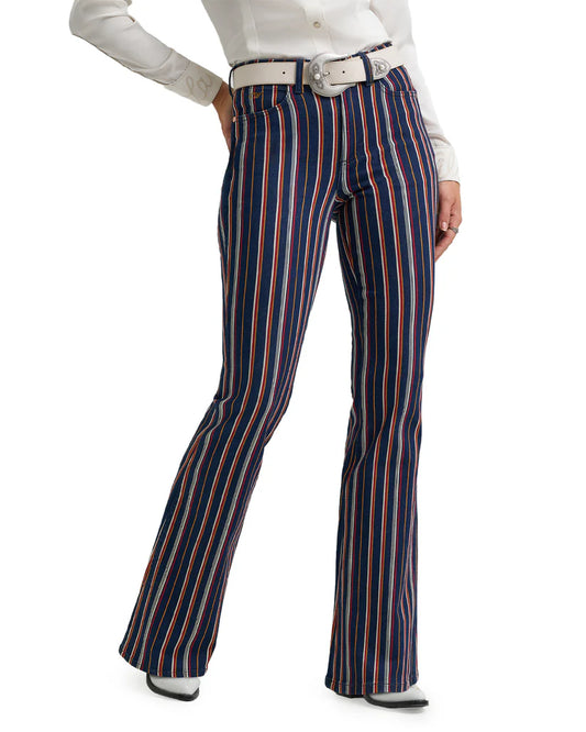Wrangler® Women's X Lainey Wilson Striped Flare Pant - Striped 112372320