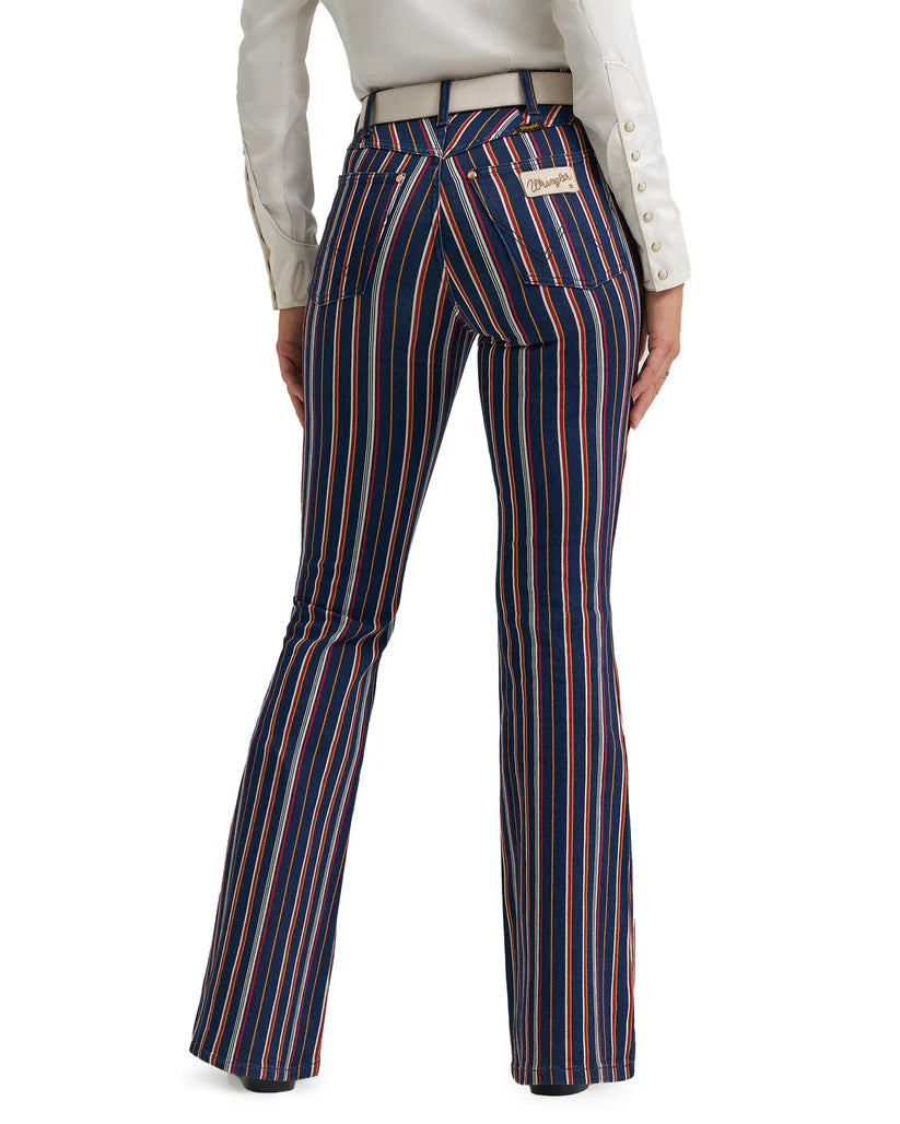 Wrangler® Women's X Lainey Wilson Striped Flare Pant - Striped 112372320