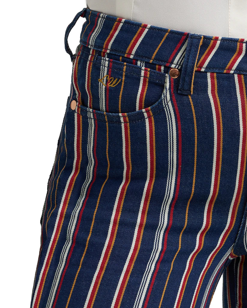 Wrangler® Women's X Lainey Wilson Striped Flare Pant - Striped 112372320