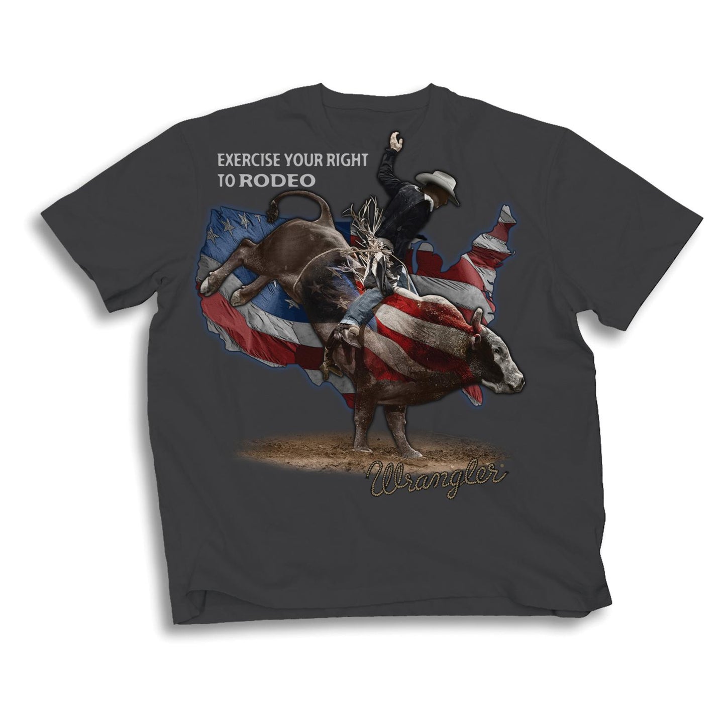 Wrangler® Men's Short Sleeve T-Shirt Regular Fit - Phantom 112373727