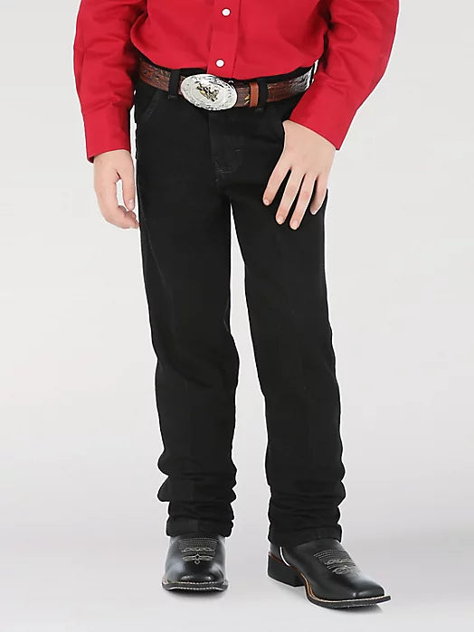 Boy's Wrangler® Cowboy Cut® Original Fit Jean (8-20) In Overdyed Black 13MWBBK