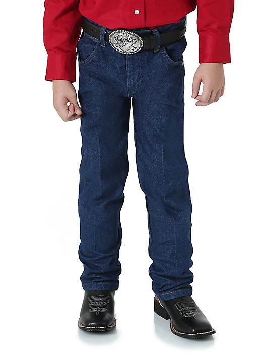 Wrangler® BOY'S PREWASHED COWBOY CUT® ORIGINAL FIT JEAN (1-7) IN PREWASHED INDIGO 13MWZJP