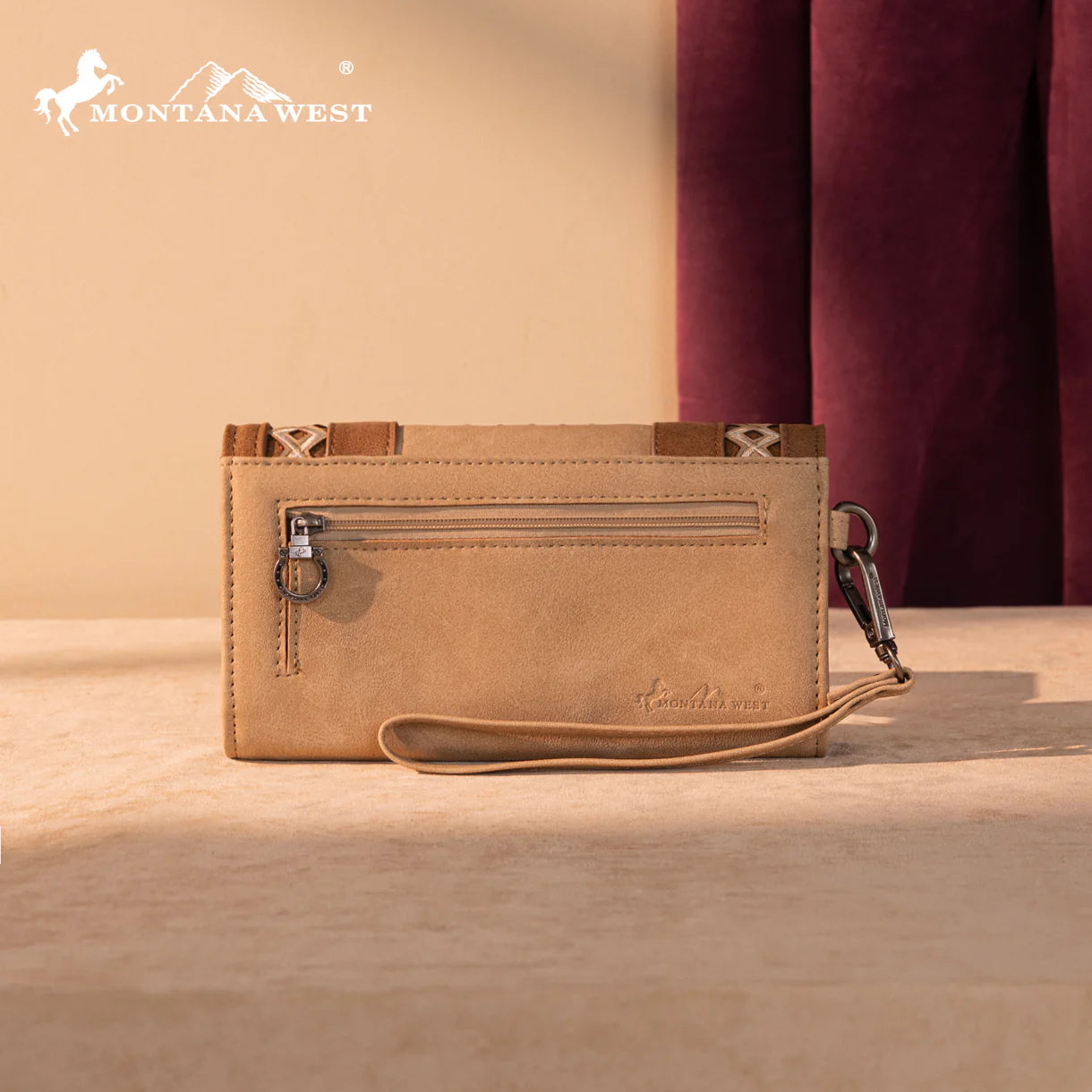 Montana West® Cut-Out Embroidered Collection Wallet MW1325-W018TN