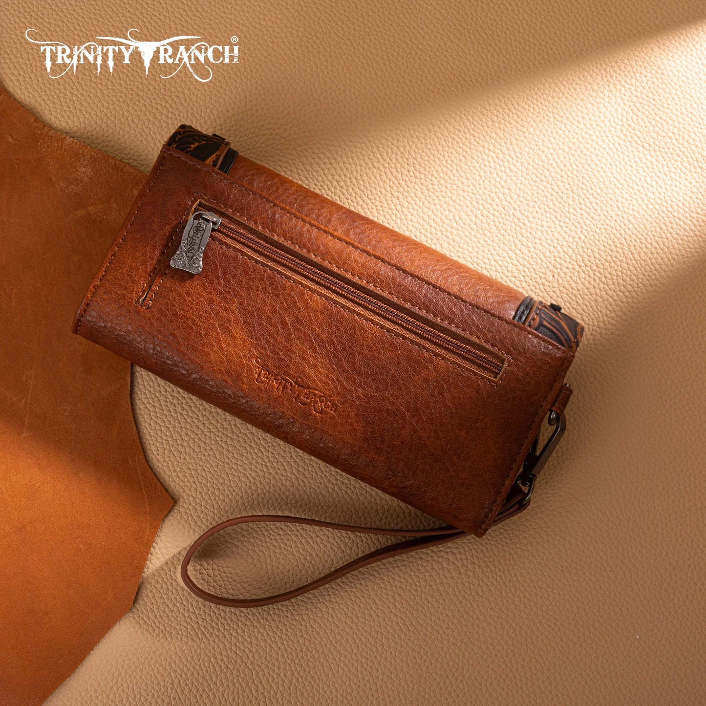 Trinity Ranch® Concho Collection Wallet Brown TR192-W002BR