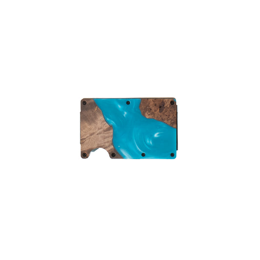 3D® Men's Smart Wallet Wood Resin Blue D250009927